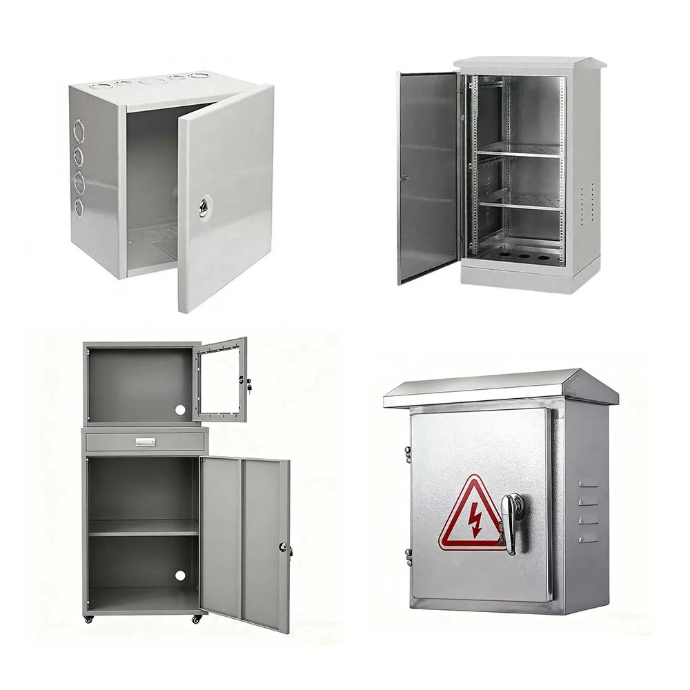 Custom Stainless Steel Aluminum Sheet Metal Fabrication Storage Cabinet Enclosure Works Electrical Box Processing Service