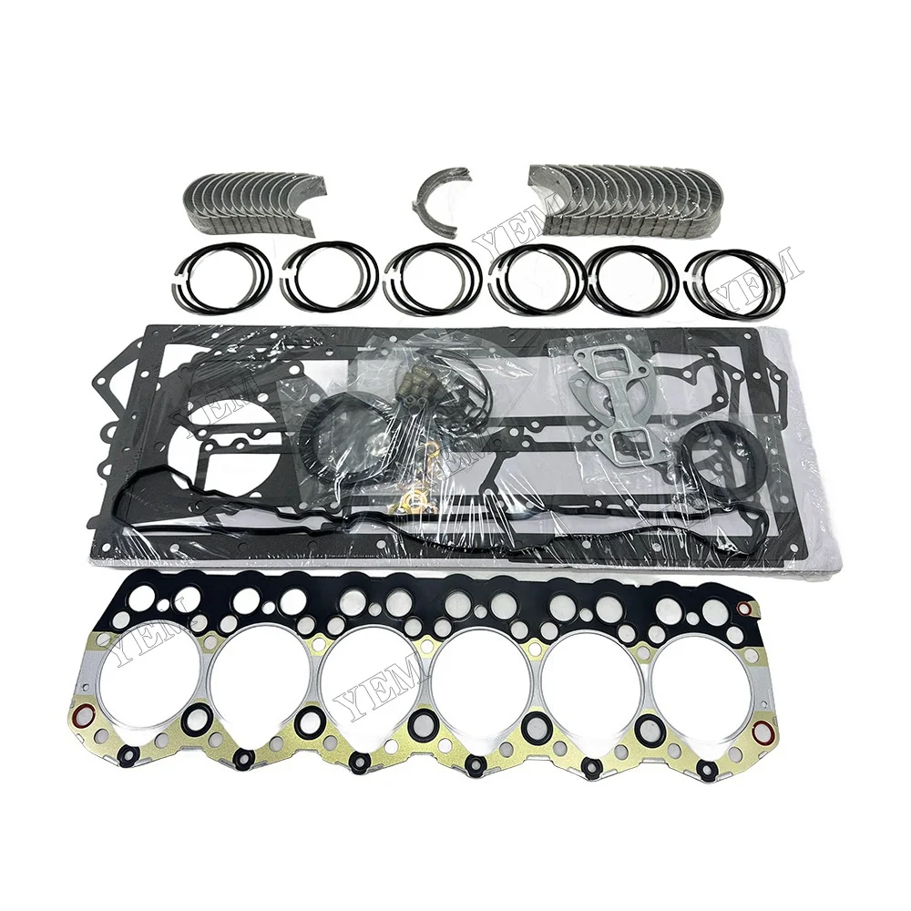 S6SD S6S Overhaul Kit for Mitsubishi Engine Piston Ring Gasket Bearing Set