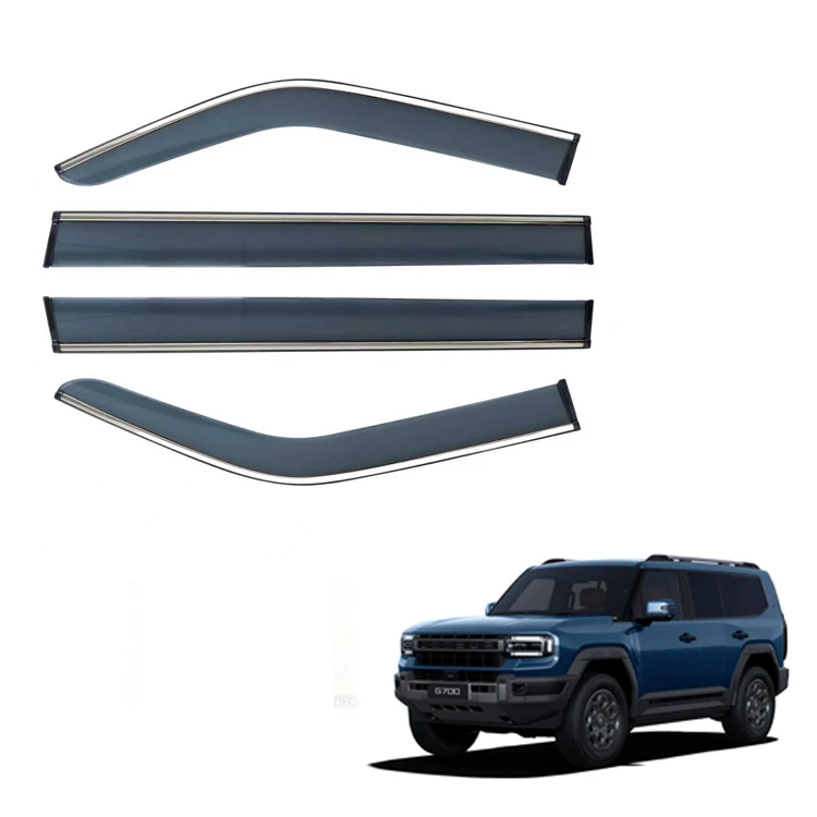 Maremlyn EV Car Exterior Accessories for Jetour G700 PC 4Pcs Window Visor Set Side Window Deflectors Rain Visors