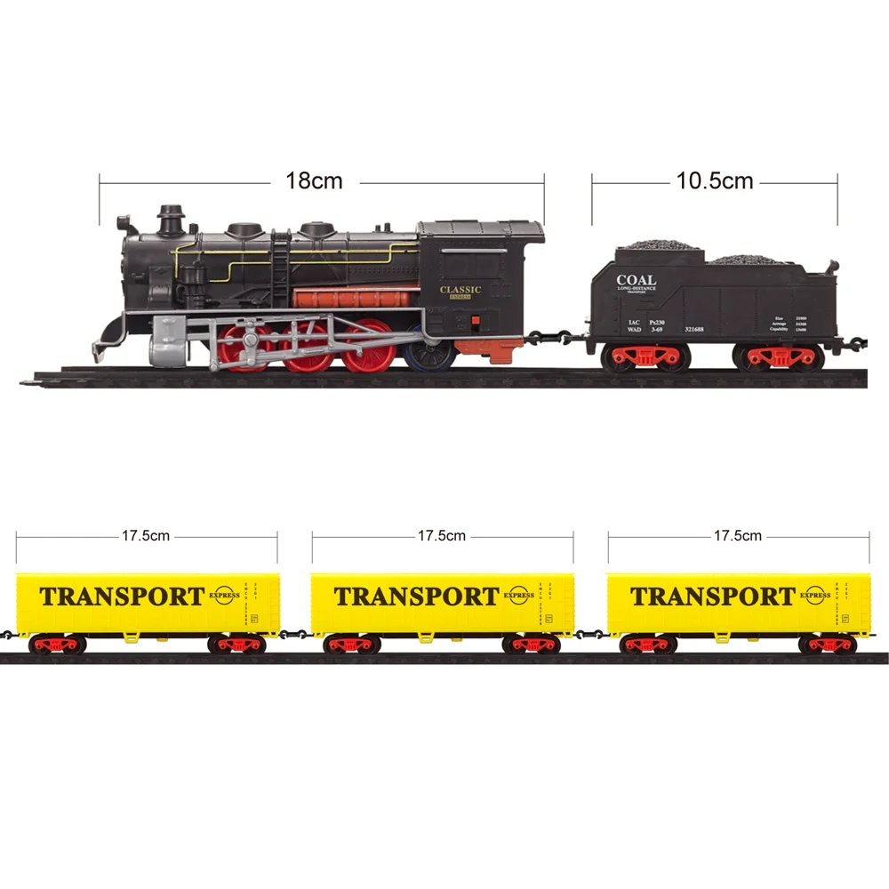 1:87 Train Track Toy Set with Electric Slot Design, Light Music