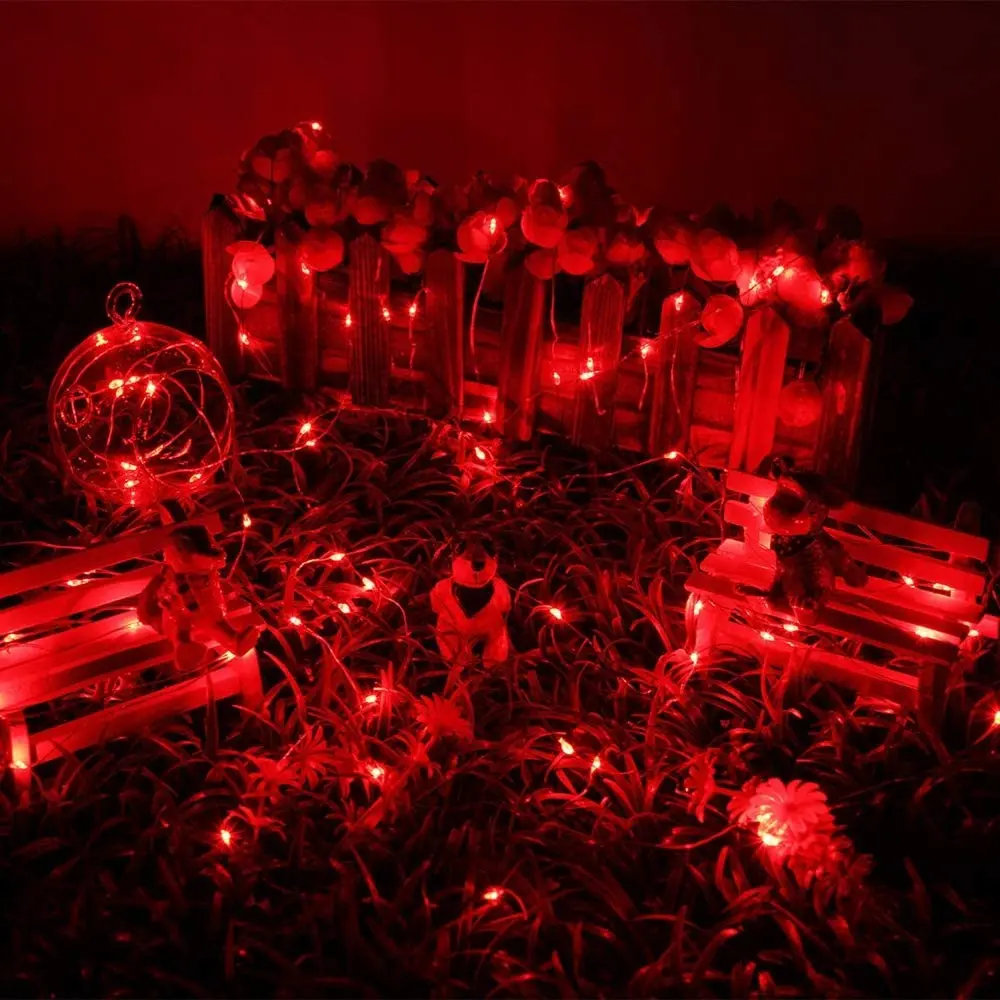 LED Outdoor Solar Lamp String Lights 10m 100LED Fairy Holiday Christmas Party 5M50LED 20M200LED Garland Solar Garden Waterproof