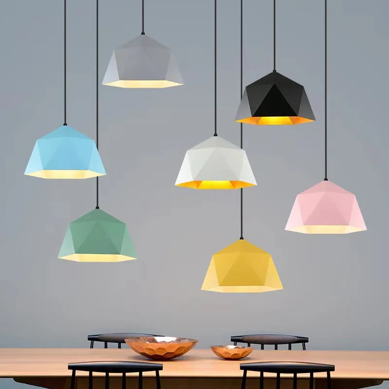Modern Dining Room Chandelier Pendant Light Simple Hanging Light Metal Material for Dining Room Home Lighting