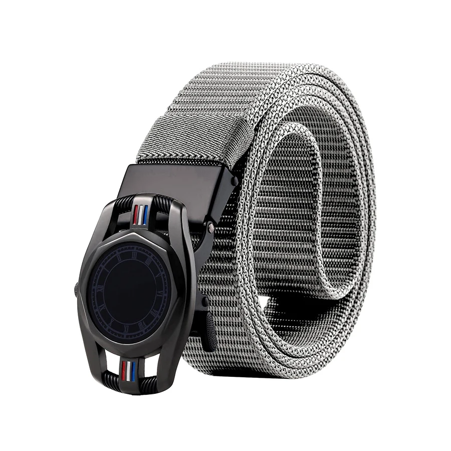 Lightweight Sports Training Wear-resistant Ratchet Belt Adjustable Men Nylon Web Golf Belt Casual Work Tactical Belts