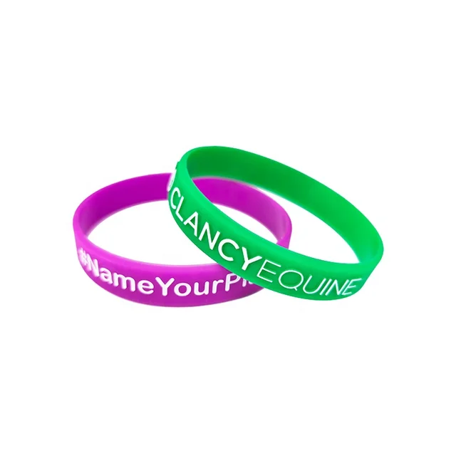 Good quality promotional gifts silicone wristbands with logo custom