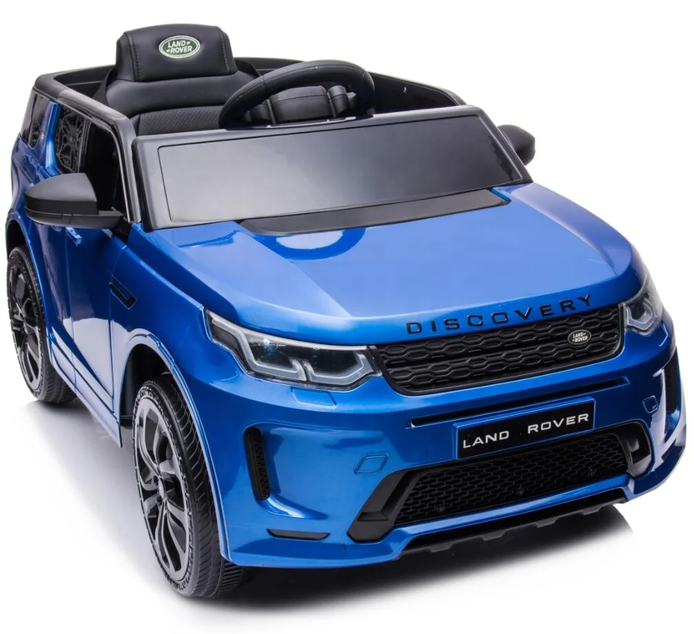 AIYAPLAY Voiture électrique Enfants sous Licence Land Rover, véhicule électrique Batterie 6 V, Voiture Porteur Enfants Glissante, avec phares, klaxon et Musical, pour 18 à 60 Mois - Rouge (blanc