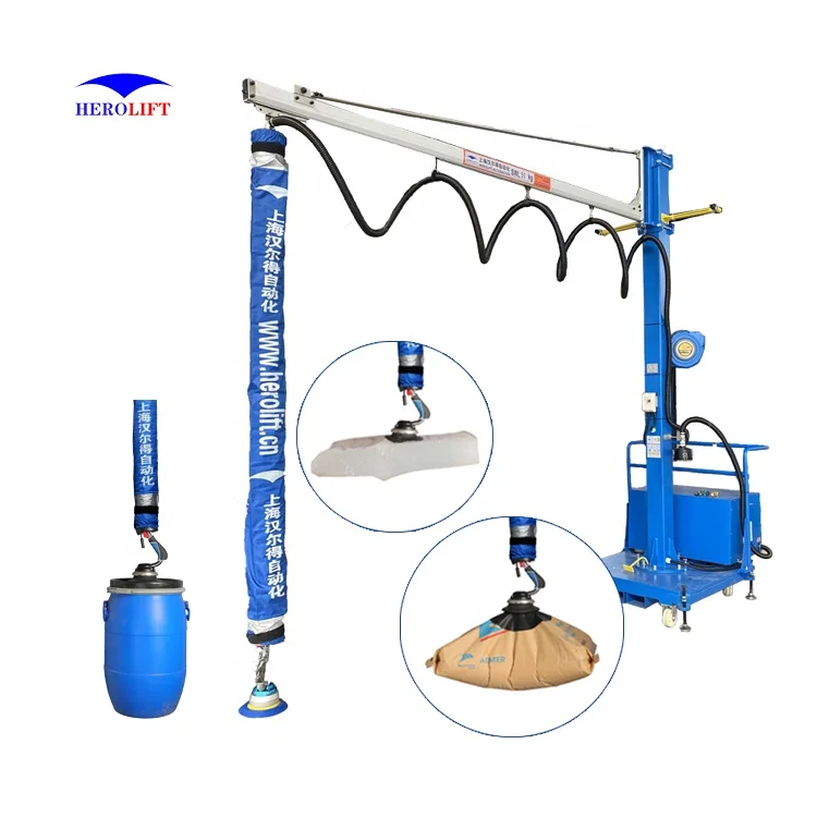 Ex-works price one hand operate Vacuum tube lifter VCL100/VCL120 capacity 50kg 65kg Removable lifter