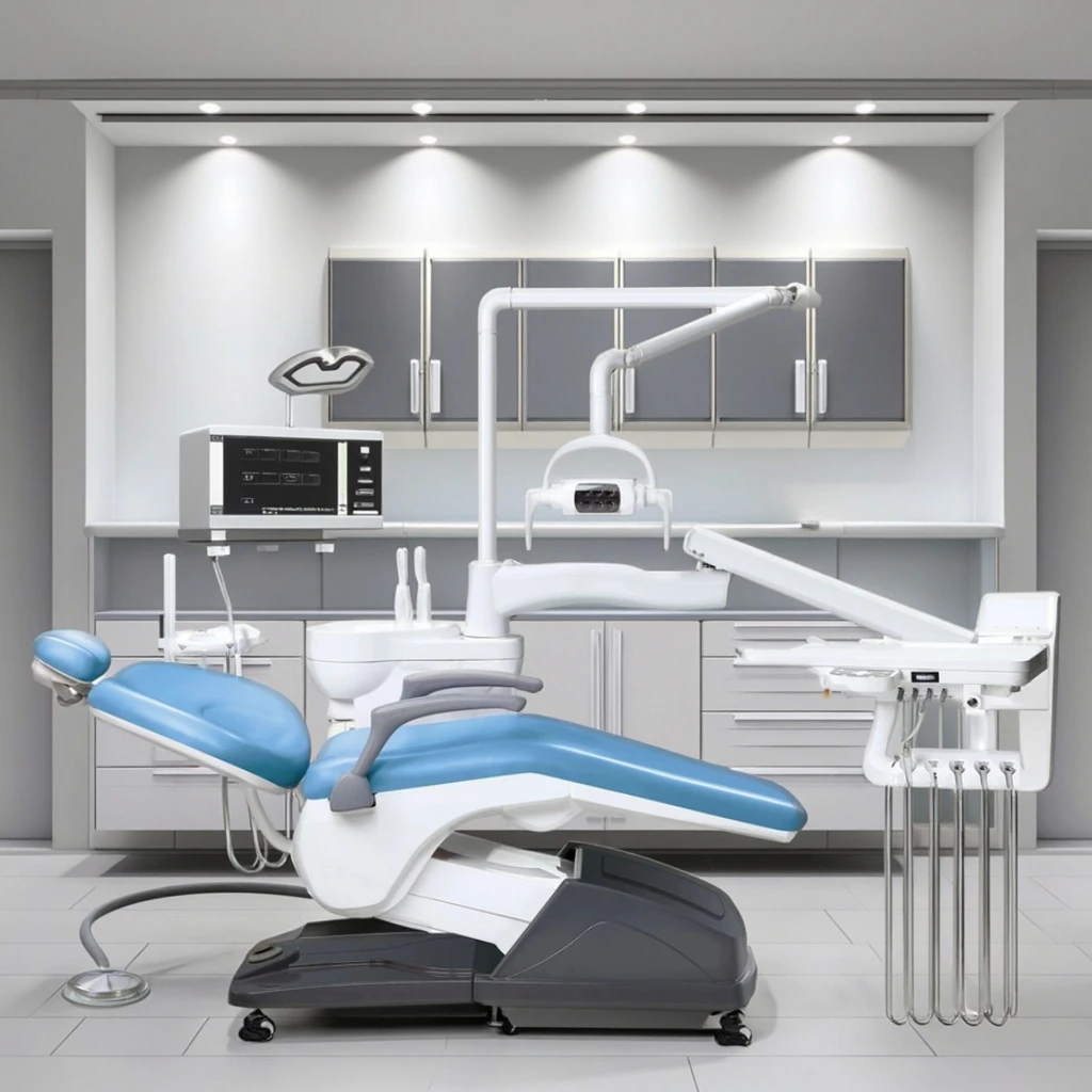 MECANMED Guangzhou Factory High Quality Fully Automatic Metal Electric Dental Equipment Dental Unit Chair