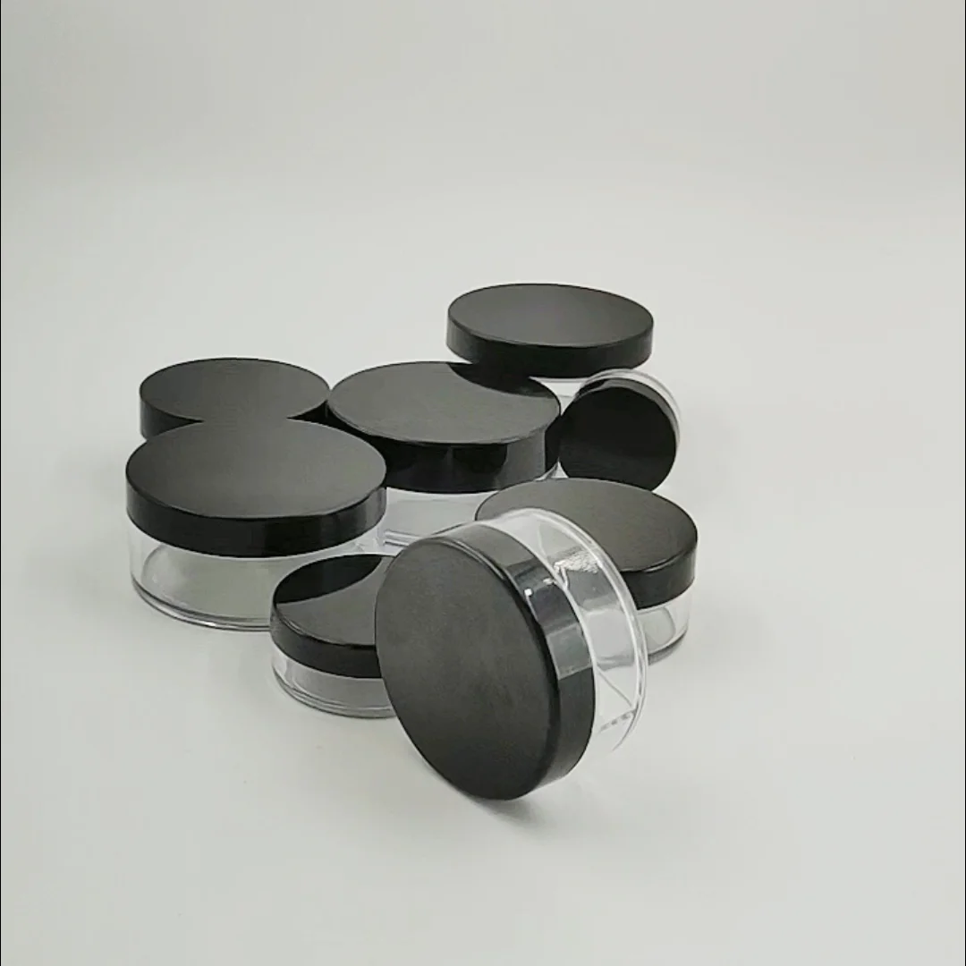 Loose Powder Jar 30g Powder Jar With Sifter Cosmetic Powder Jar With