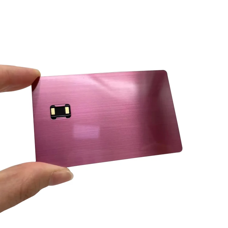 Wholesale Custom Dual Interface Metal Blank Credit Card Slot Chip Emv NFC for Contactless  Payment