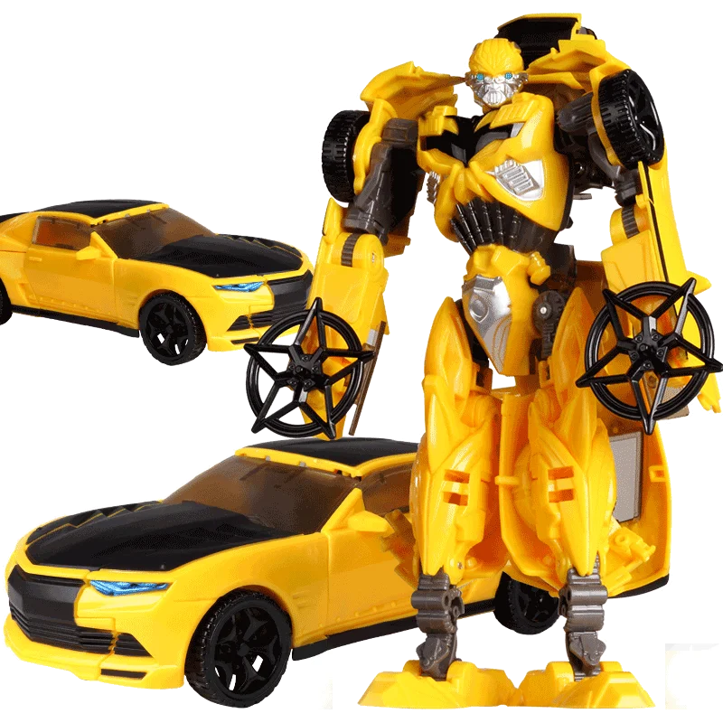 transforming police car toy