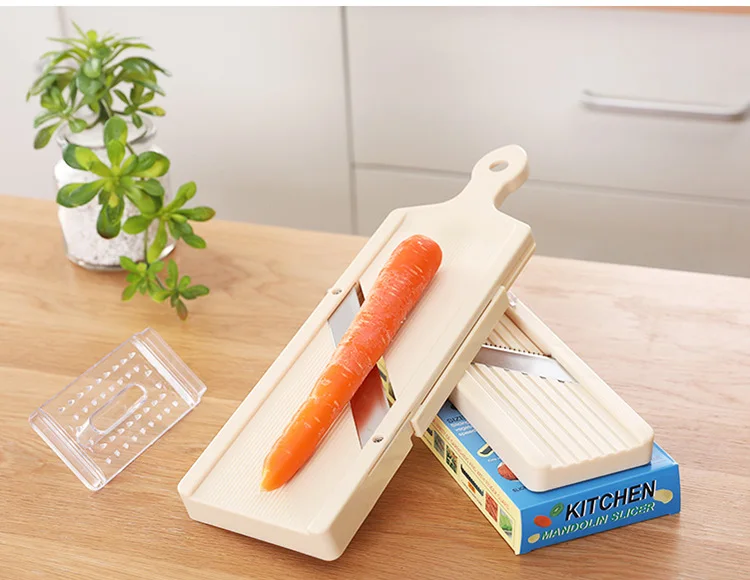 4 Blades Adjustable Manual Slicer Japan Fruit Cutter Chopper Grater