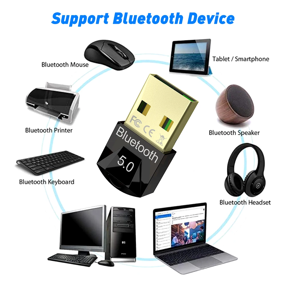 Бесплатный драйвер Bluetooth 5,0 Dongle Bluetooth USB адаптер 5,0|  Alibaba.com