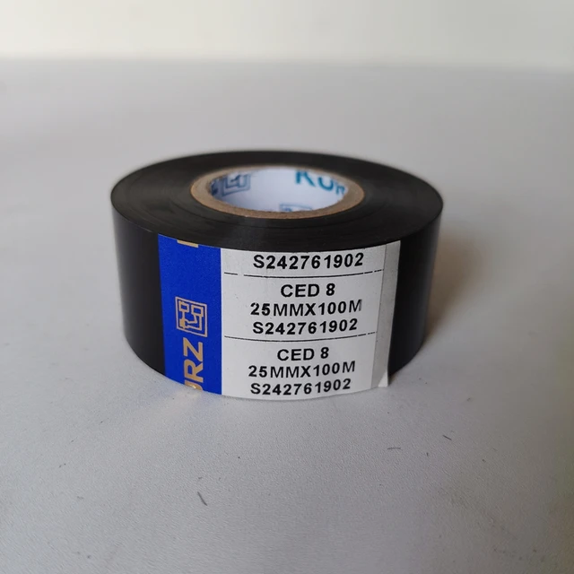 CED8 25mm*100m High Temperature Resistant, Steam Cooking Resistant, Freeze Resistant Coding Machine Ribbon