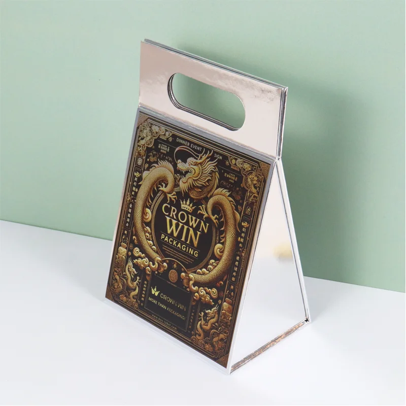 Custom Printed Special Design Biodegradable Skin Care Packaging Makeup Cardboard Creative Cosmetic Triangle Paper Box Packaging
