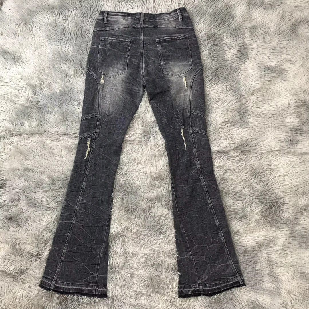 00s Levi's black flared denim Y2K 日本製 00s archive black flare denim y2k モード v系 - メルカリ