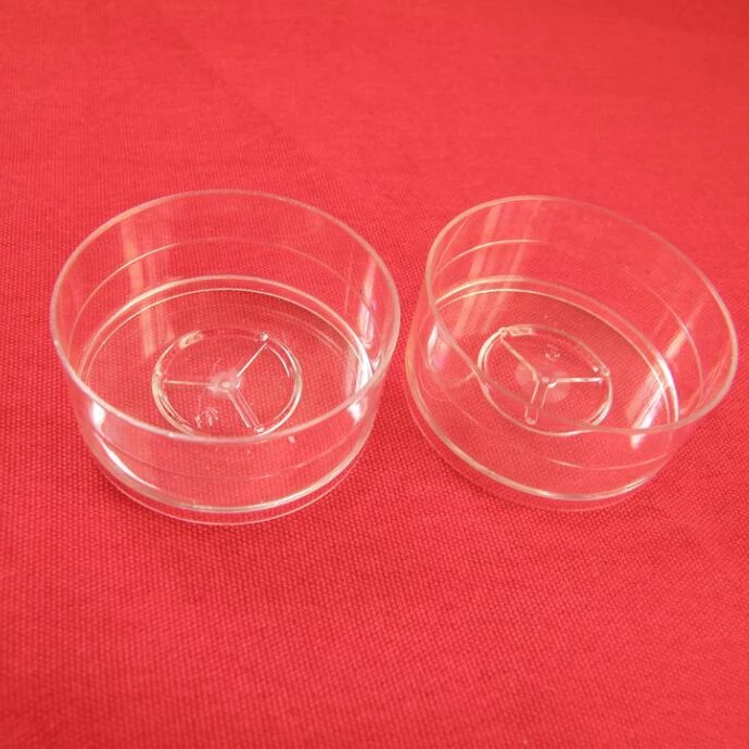 Высококачественные прозрачные и круглые пластиковые чашки для свечей