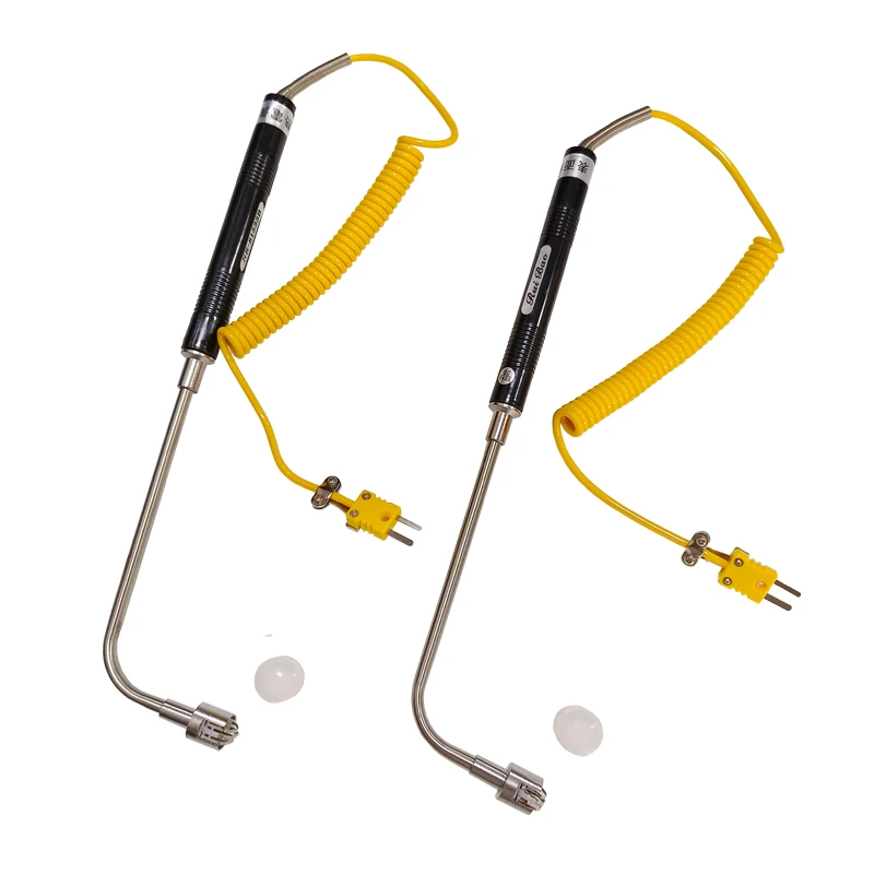 WRNM-01/02 K Type Temperature Sensor Probe Hand Holder Surface Thermocouple for Hot Roller