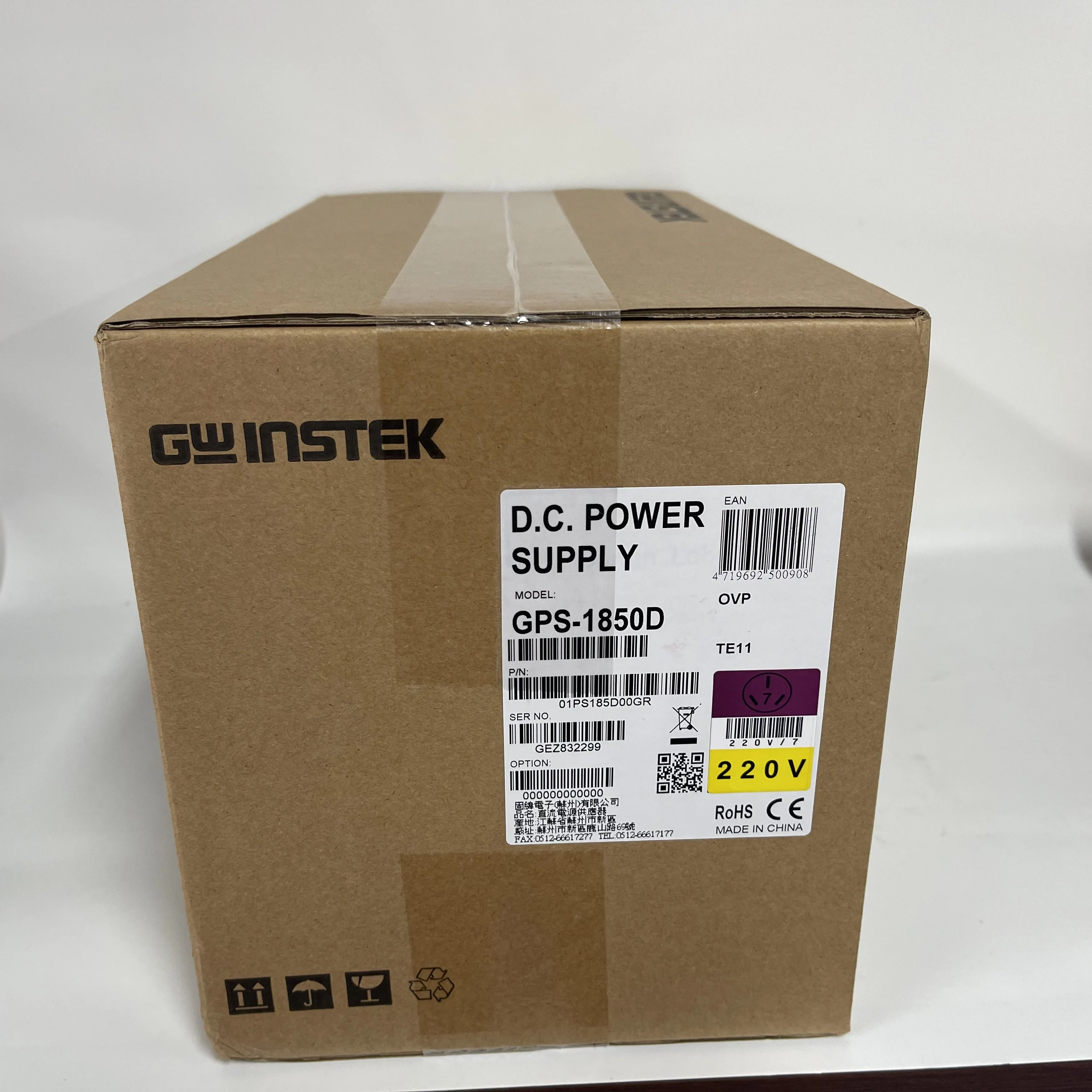 GW INSTEK DC Power Supply GPS-1850D