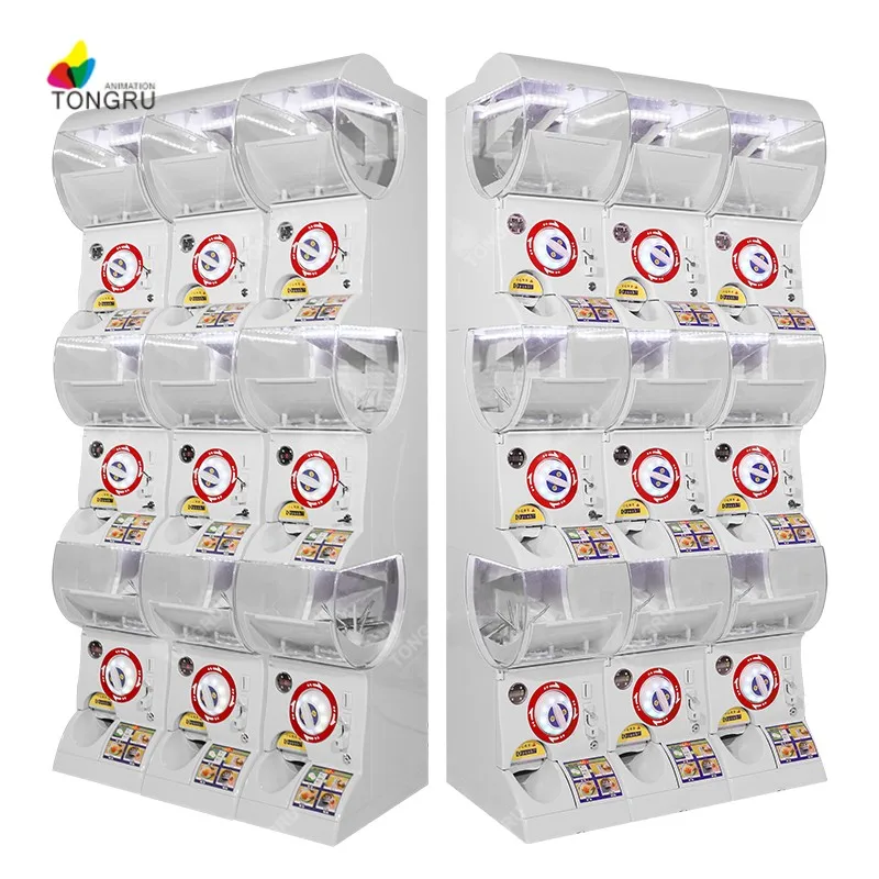 Mini Coin Pusher  Vending Machine Arcade Game Station for Token Credit Card Gacha Vending Capsules Made of Zinc Alloy