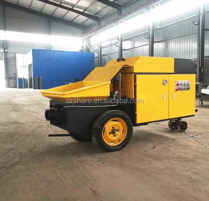 Small Concrete Mixer with Pump Delivery Pipe for Sale