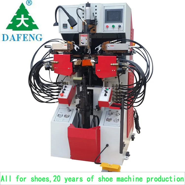 Leather Safety Shoe Making Machine Hydraulic Automatic Shoes Heel Seat and Side Lasting Machine
