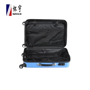 Customized 3pcs Set Baggage Durable Lightweight Blue Suitcase Travel Trolley Luggage Large Capacity Suitcases Set
