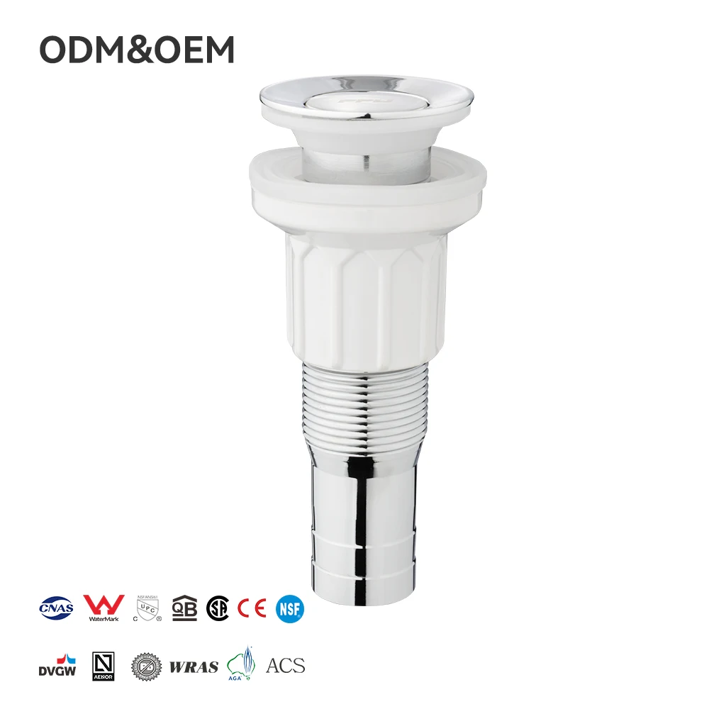 PPW CM2204A Фабричка прилагођена директна продаја модеран нерђајући челик пластични поклопац окретни одвод одвод за миву купатилска славина