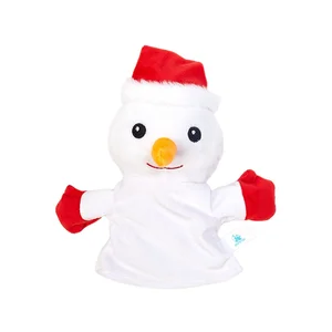 OEM Custom Soft Plush Christmas Kids Hand Puppet Toy Filled with PP Cotton