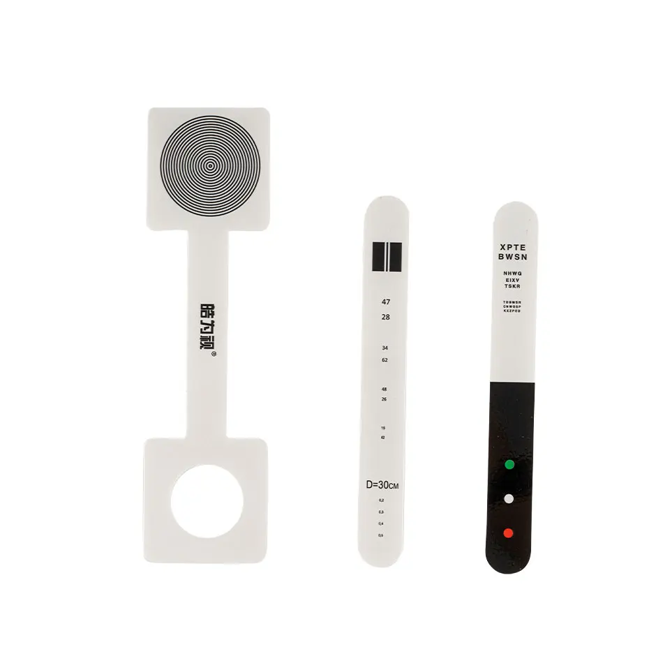Eye Test Chart Visual Function Test Astigmatism Detection Vision Test Training Tool Stick Dominant Eye Test Board