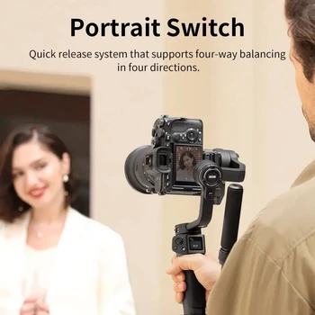 Zhiyun Weebill 3S Camera Gimbal Stabilizer 3-Axis Handheld for DSLR Mirrorless Camera Sony Canon Nikon LUMIX product image