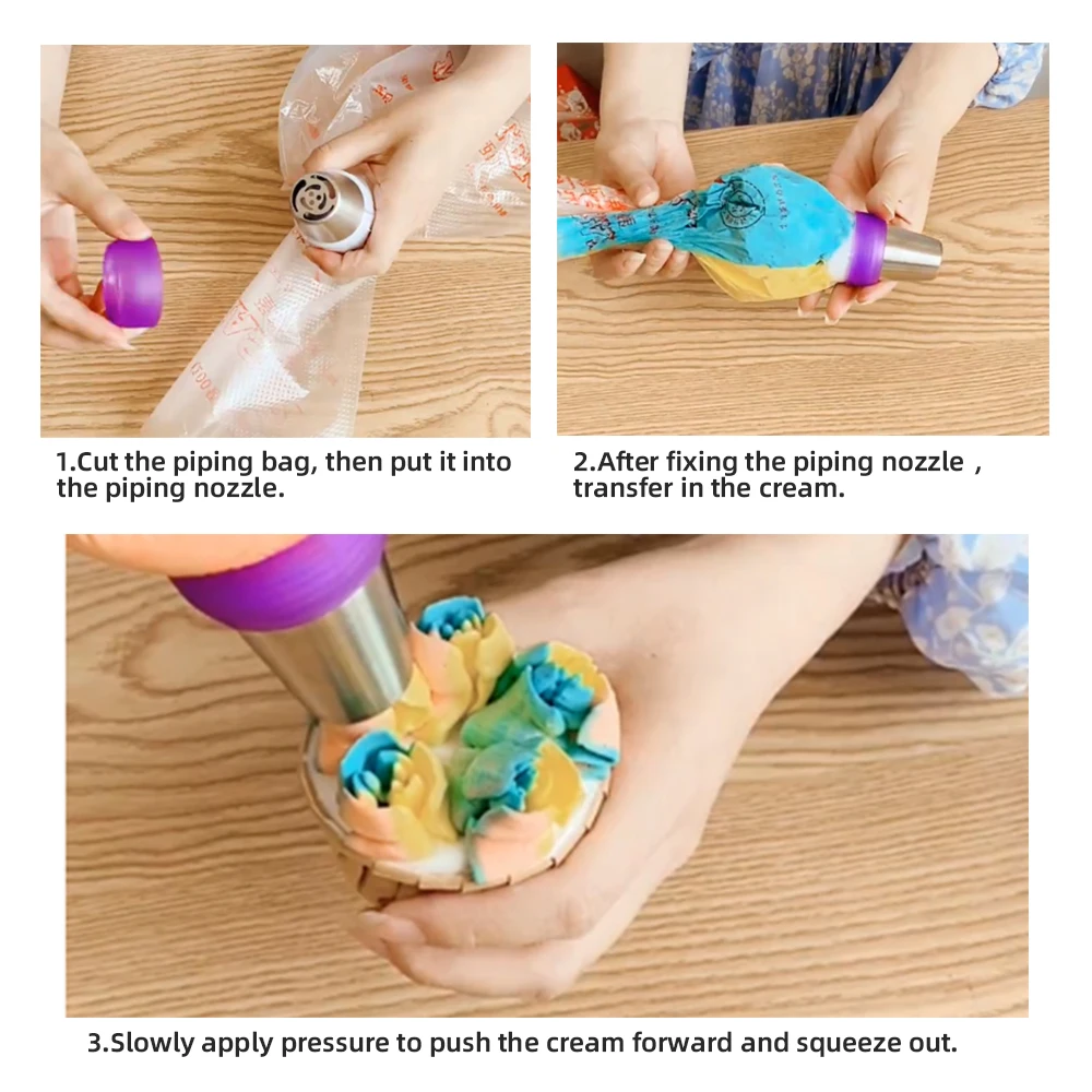 Piping Bag Small Leaf Piping Tip Baking Tools Pc Christmas Flower Leaf  Shape Cream Cake Decorating Icing Nozzles Mini Small Size Russian Piping  Tips