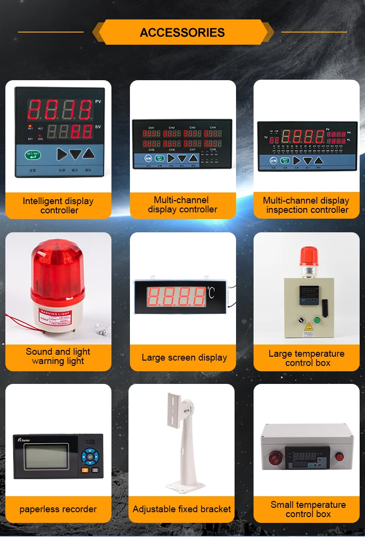 JSD-CH0418 Non-contact Infrared Thermometer Sensor 400~1800℃ Online Infrared Temperature Sensor details