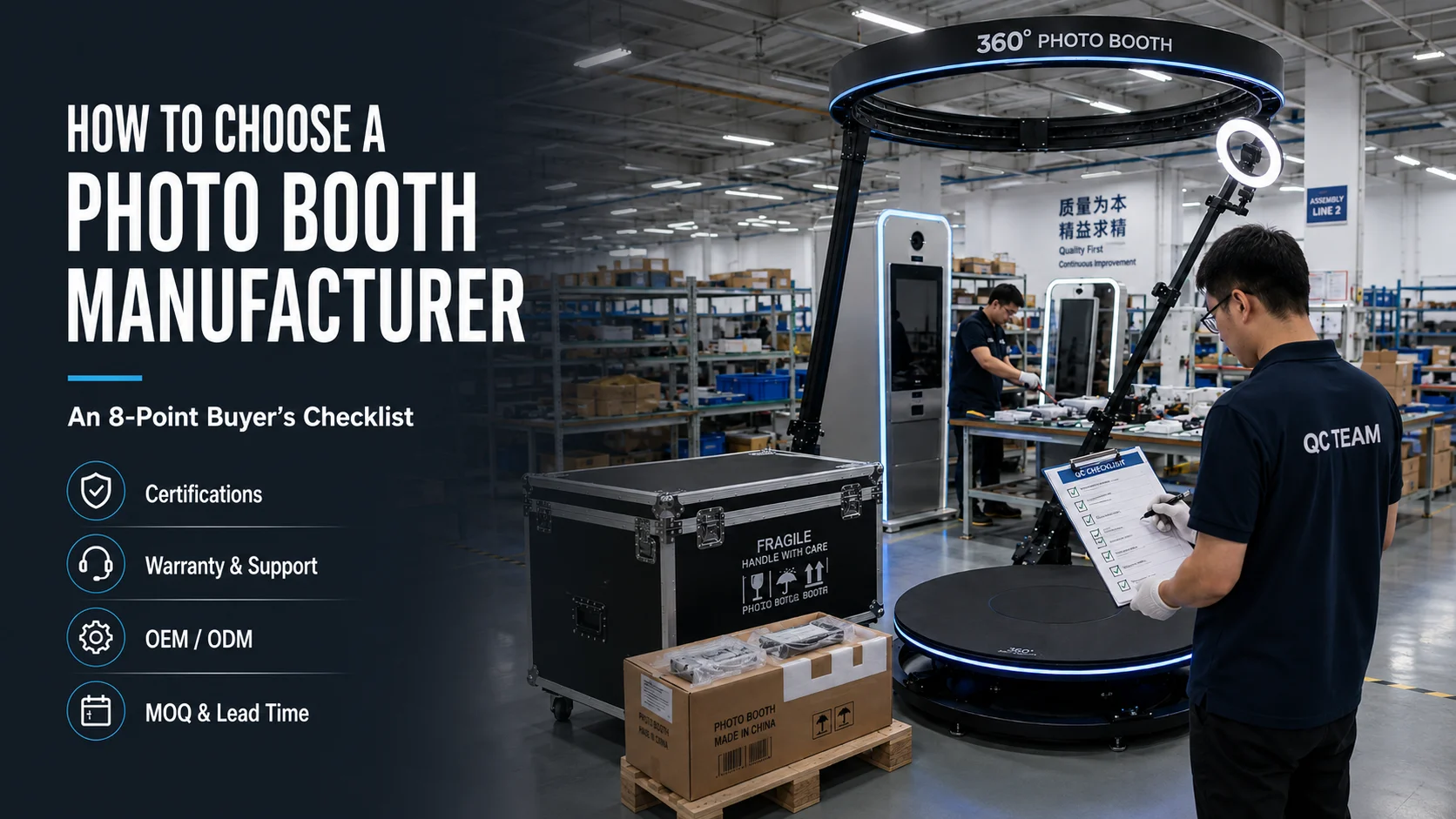 How to Choose a Photo Booth Manufacturer: A Buyer's Checklist