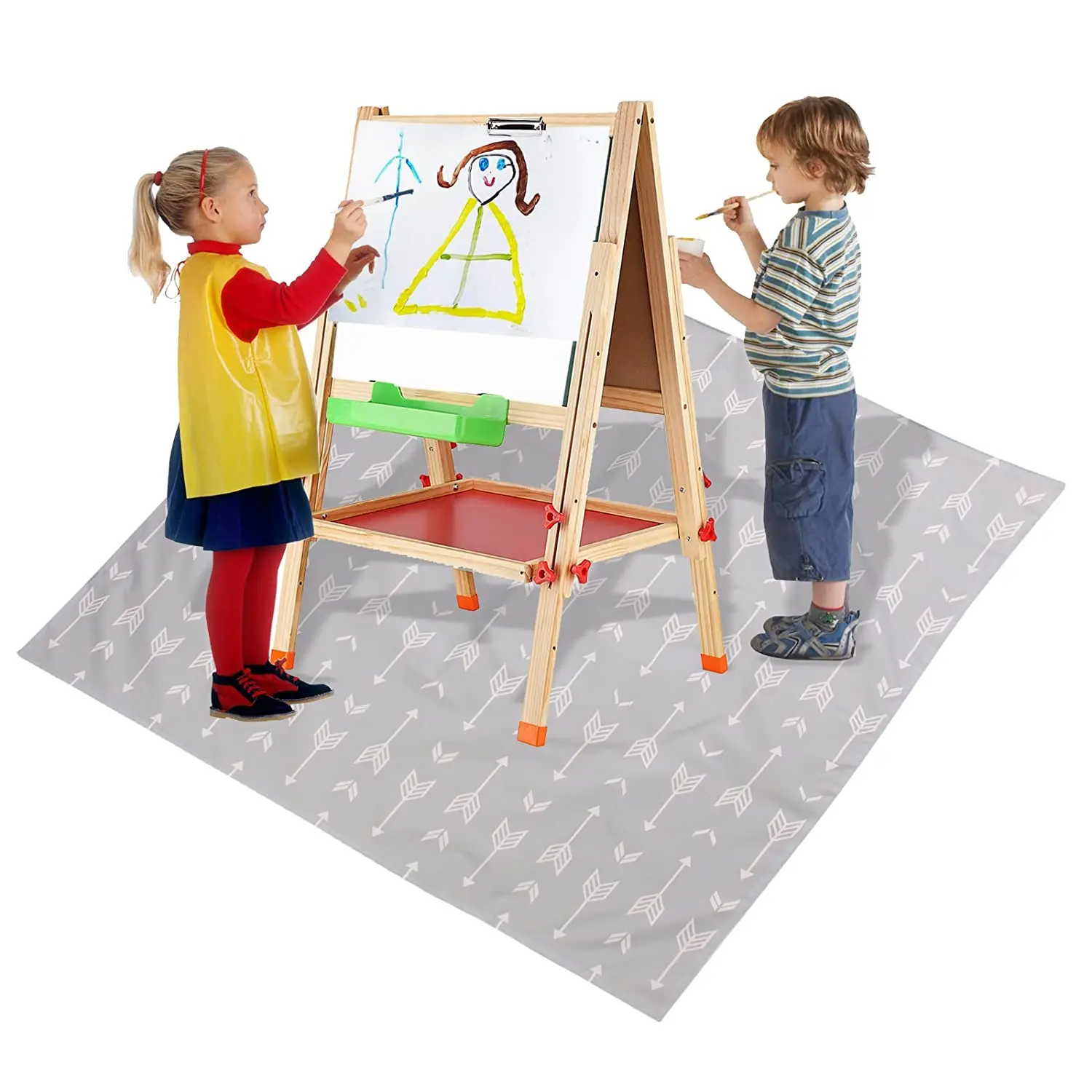 51" Splat Mat for Under High Chair/Arts/Crafts splat mat anti slip waterproof splat mat floor mat manufacture