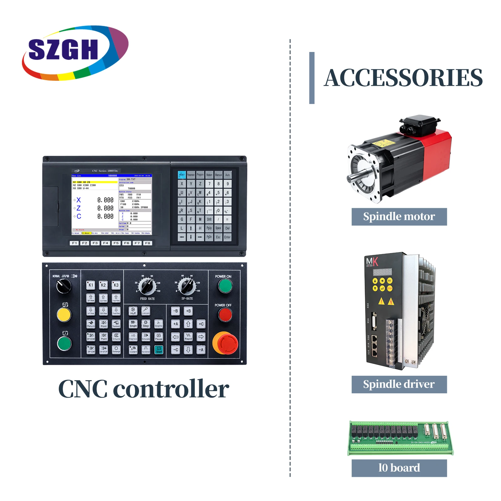 Inexpensive SZGH  Customization  USB CNC Controller Laser Mach3 Control Machine 4 Axis Linear Motion CNC Controller