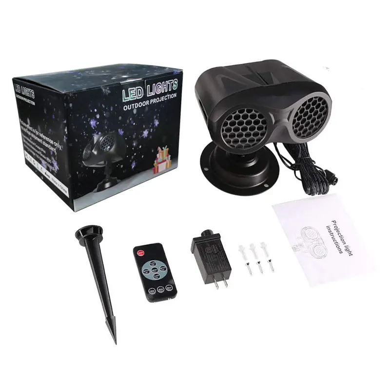 Christmas Lights Projector Outdoor Waterproofing Snowflakes Projector