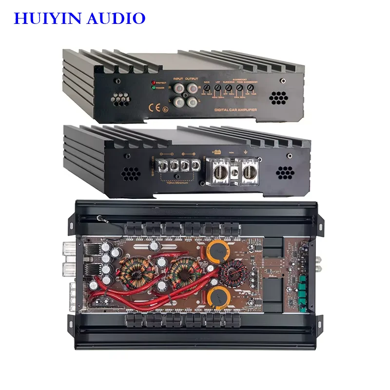High Power One-Channel Big Power  Amplifier D1500 for Cars Mini Ford Audio 1500W RMS Big Power Class D Car Amplifier Board