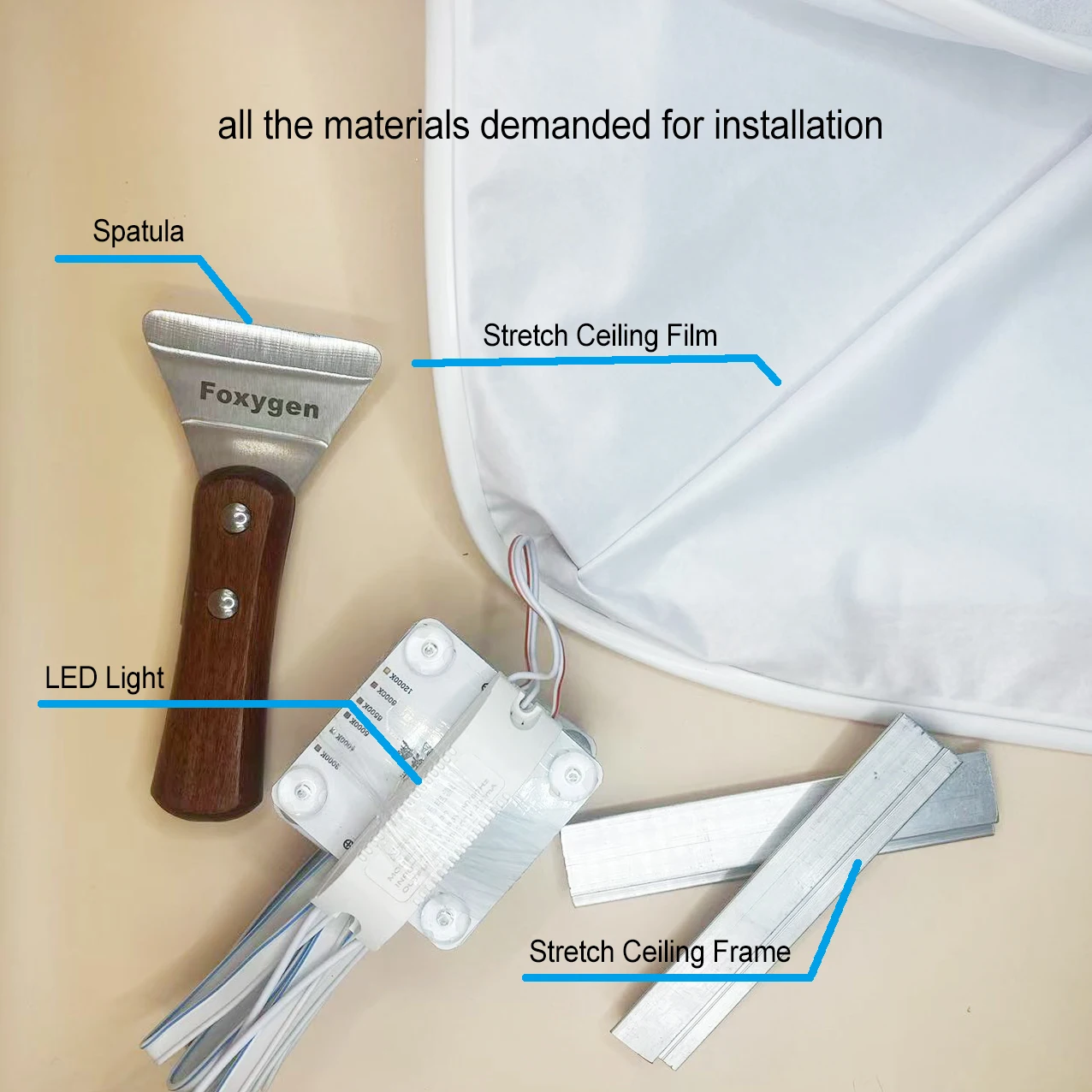  translucent stretch ceiling film in various wide width sizes -17