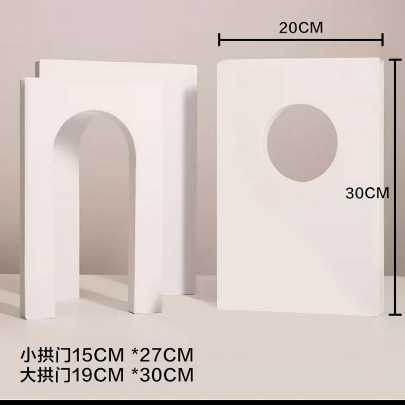 Multiple Shape Foam Geometric and Irregular Photography Props Set for Products Photo Shoot and Background Decor