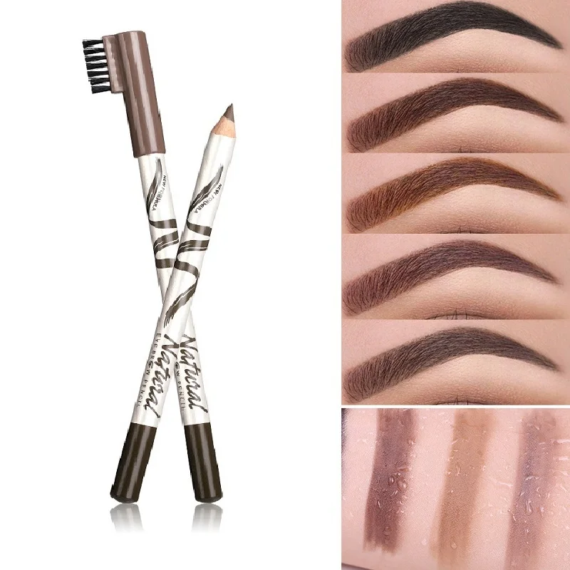 Women Makeup Eyebrow Pencil Eyebrow with brush Waterproof  Tattoo For Eyebrows Enhancer Dye Tint Pen