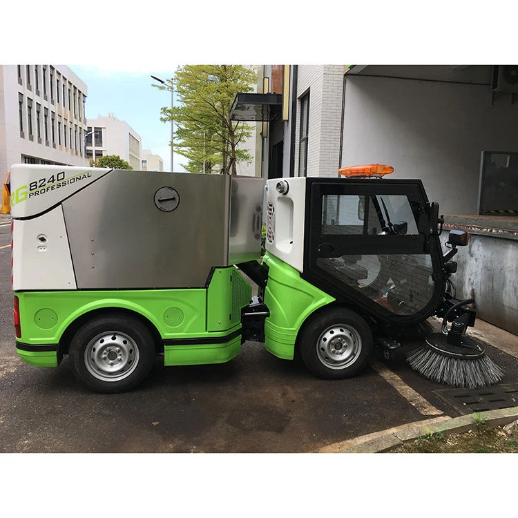 PTO Driven Tractor Vacuum Road Sweeper Truck Four Wheel Steering Road Sweeper Cleaning Machine Sweeper Brush Road