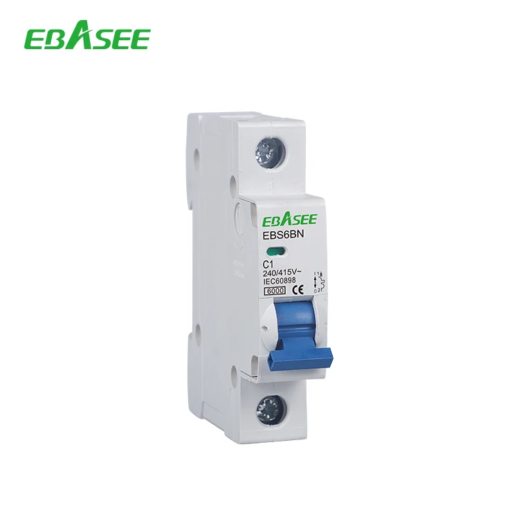 Circuit Breaker 1P 2P 2 Pole 3 Phase Ac 32a 10a Mini Electric Mcb Miniature Circuit Breakers