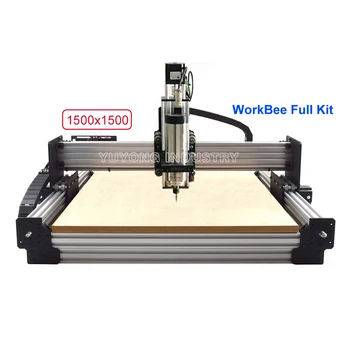 Screw Driven 1000mmx1500mm Latest V2.3 with Tensioning System WorkBee CNC  Full kit Wood Metal Engraver Milling Machine - YUYONG INDUSTRY