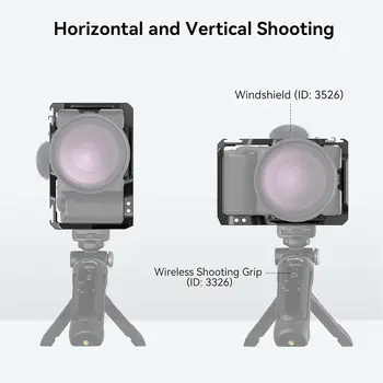 SmallRig Quick Release Plate ZV-E1 Cage for Sony ZV-E Full Camera Cage for Sony Alpha ZV-E1 - 4256 detail image
