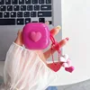 Fuchsia Heart Heart Pendant