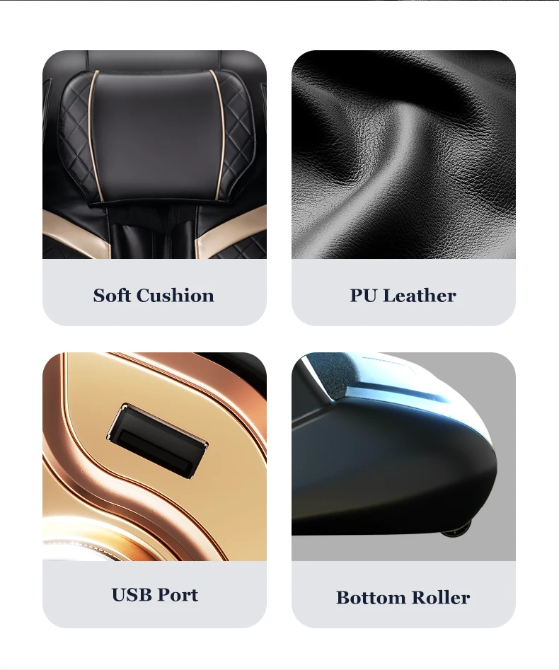 product 2024 most popular 3d zero gravity luxury modern smart air pressure heating shiatsu smart massage chair full body massager826-13