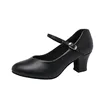 Semelle noire/cuir