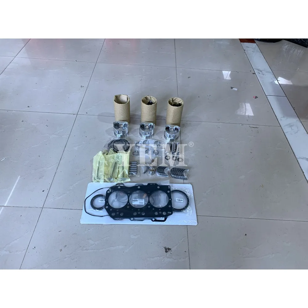 3TNV82A Engine Rebuilding Kit With Piston Rings Full Gasket Set Valves Kit Bearing Set for Yanmar