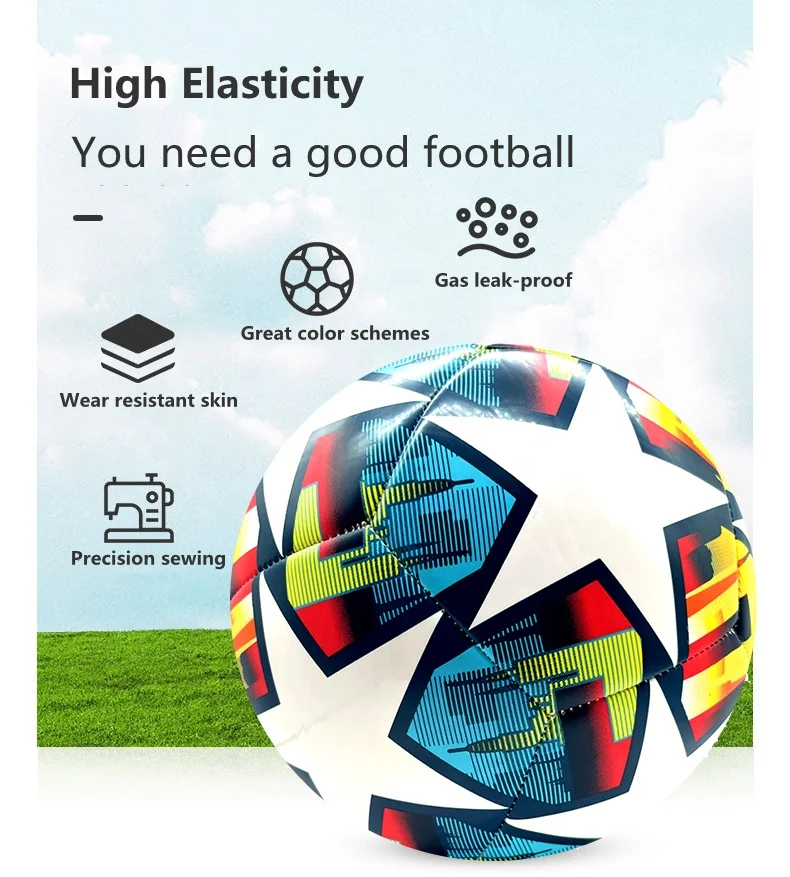 New Style High Performance Soccer Ball Size 5 Professional Training ...