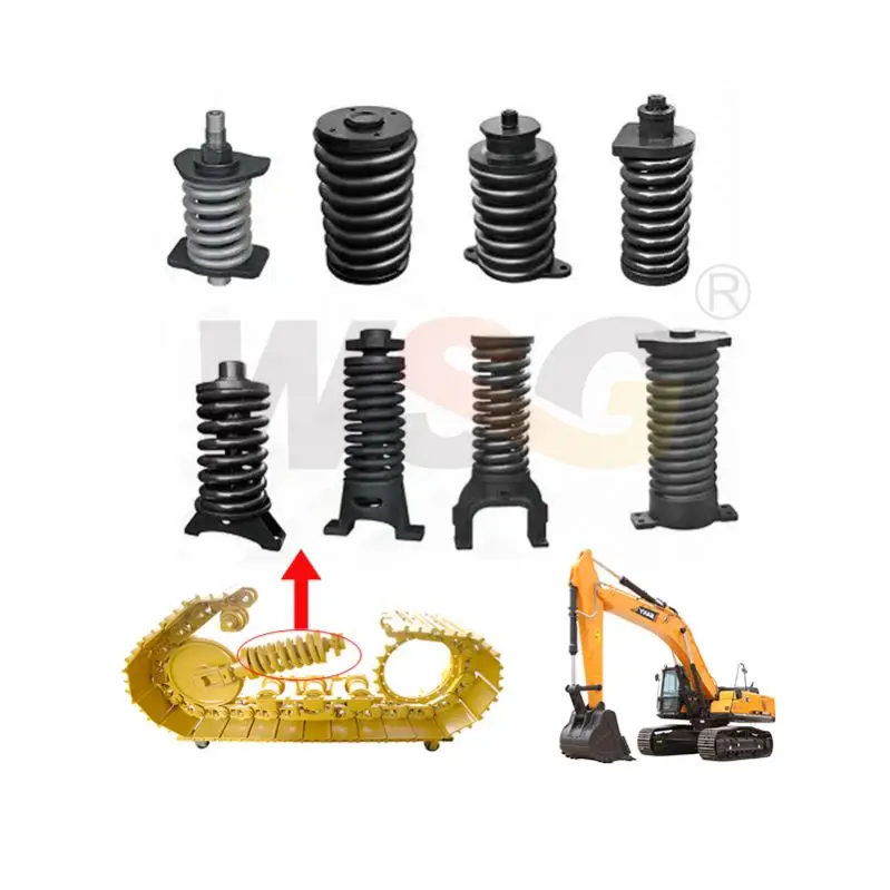 Ensamblaje de ajustador de pista ZX350 para excavadora con piezas